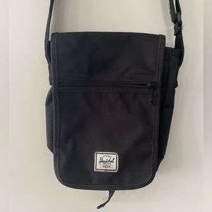 New black Herschel bag